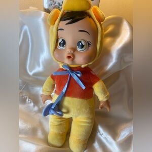 CRY BABIES Disney Tiny Cuddles 10" Doll in Winnie the Pooh Outfit With Pacifier